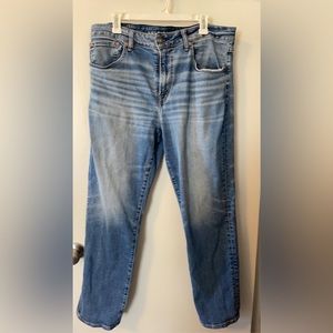 Athletic straight men’s jeans